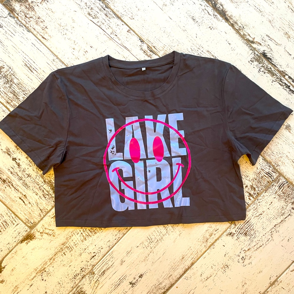 Cropped top tee shirt Lake girl